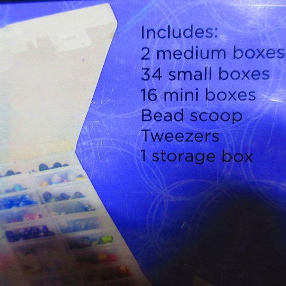 Plastic Compartment Bead Storage Jewelry Organizer - Picture 7 of 7